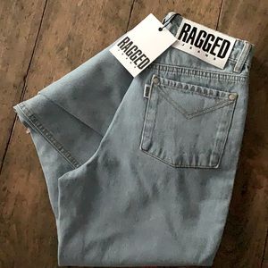 Ragged Priest Burner Cut-Out Mom Jeans